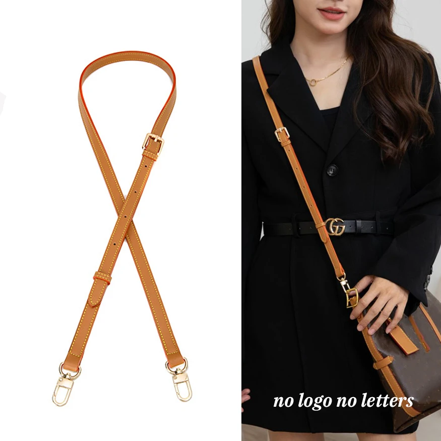 PU Leather Bag Straps for LV CARRYALL PM MM Adjustable Shoulder Straps Punch-free Crossbody Long Bag Belt Bag Accessories