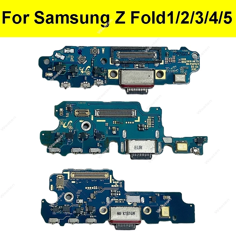 Charging Port Charger USB Board For Samsung Galaxy Z Fold 2 3 4 5 Fold2 Fold3 Fold4 Fold5 5G F900N/B F916B/N F926B/U F936B F946B