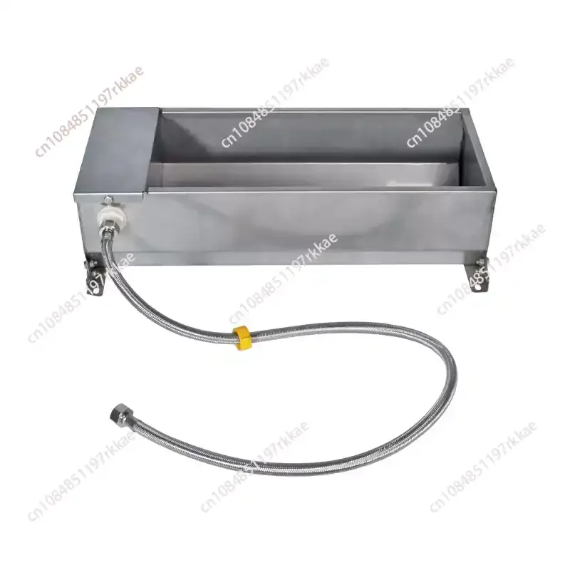 50cm Rectangle Stainless Steel Auto Water Trough with Float 7.5L Capacity for Poultry Cow Sheep Farm Water Supply