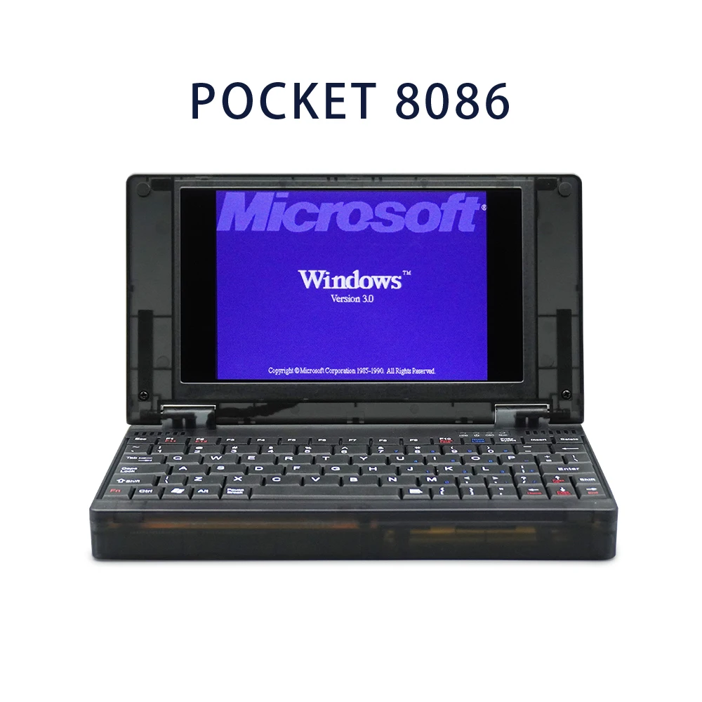 Pocekt 8086 DOS системный ноутбук VGA Графическая карта компьютер IBM PC XT совместимый компьютер 8086CPU микрокомпьютер принцип