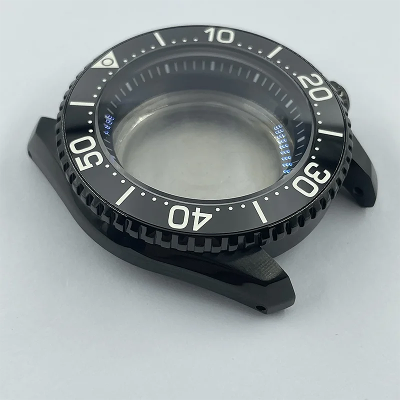 Watch Modify Parts 43.7mm Stainless Steel SBDX001 Watch Case Ceramic Bezel Sapphire Suitable For NH35/36 Automatic Movement