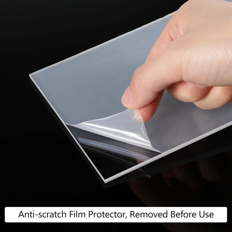 4 x 6 Inch Acrylic Sign Holder Clear Slanted Stand Table Menu Display Flyer Re