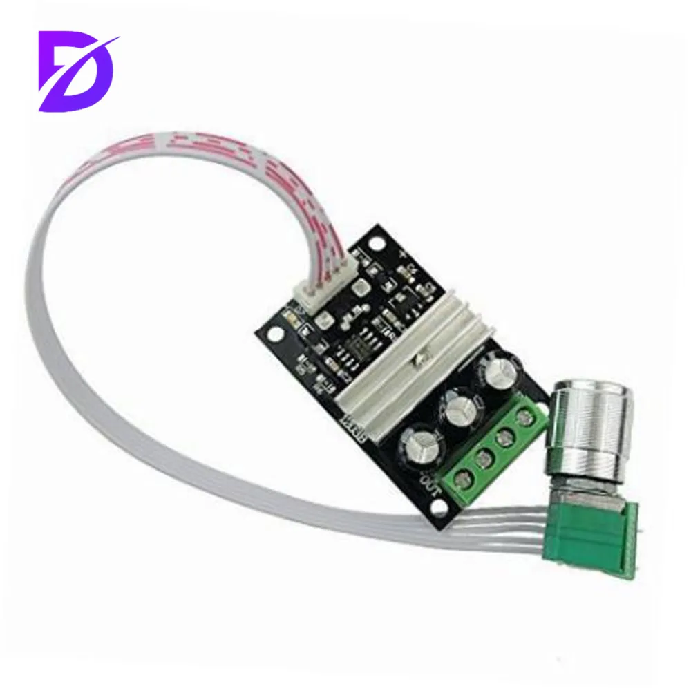 3A 80W PWM DC Motor Speed Controller-Knob Extension Adjustable