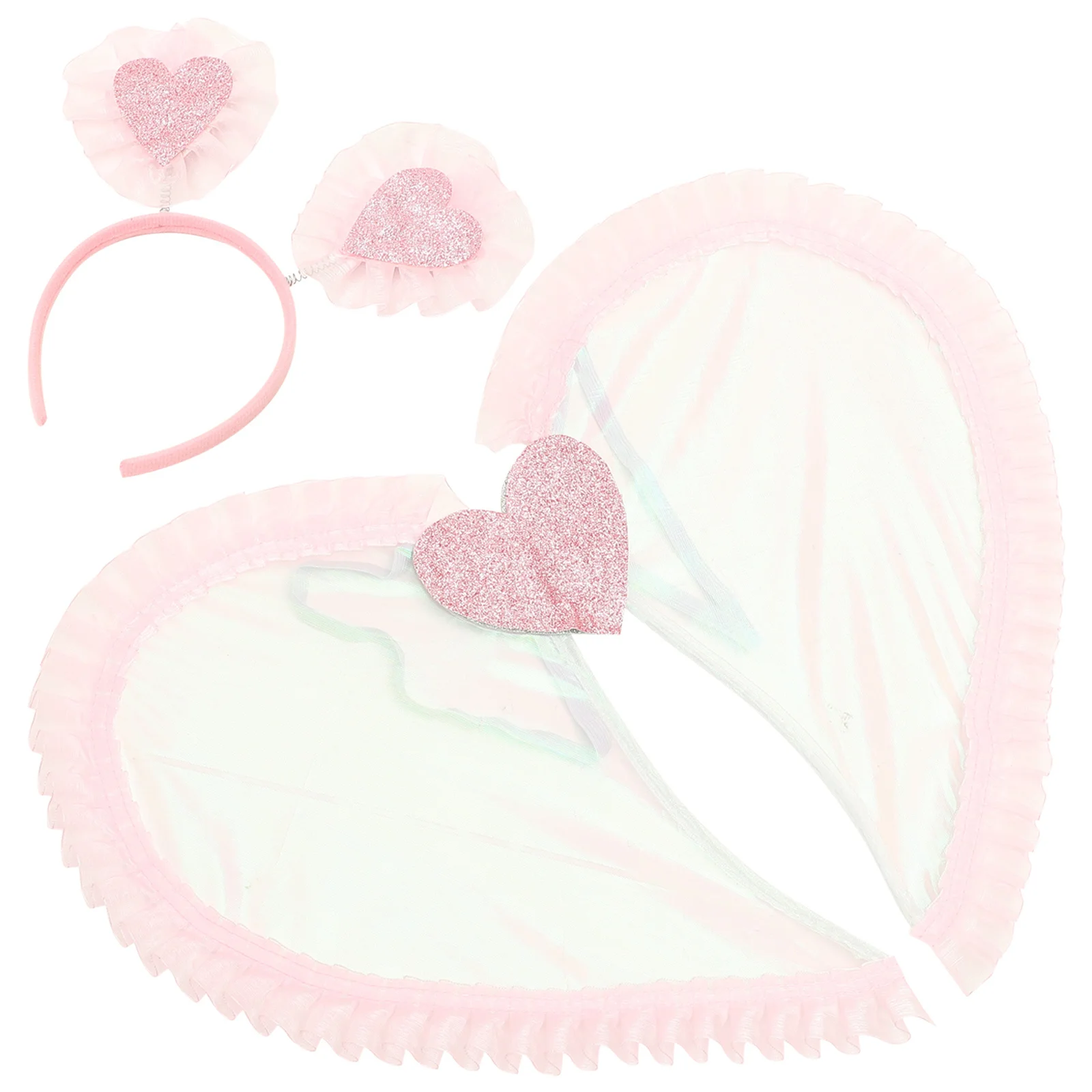 1 set Angel Wing Headband Kids Fairy Wings Costume Prop For Girls Party Decoration Cosplay Performance Wing For Kids Fairy Party