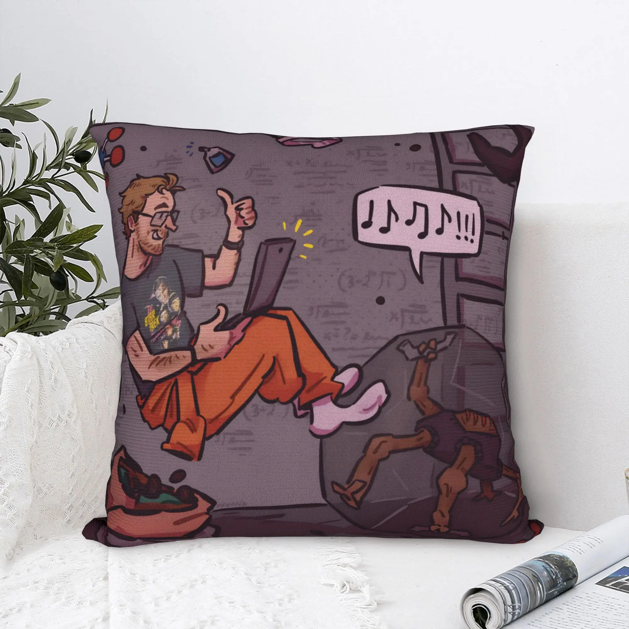 Project Hail Mary Square Pillow Cases Ryland Grace Rockys Cushion Cover Custom Polyester Decorative Pillowcover for Car 40*40cm