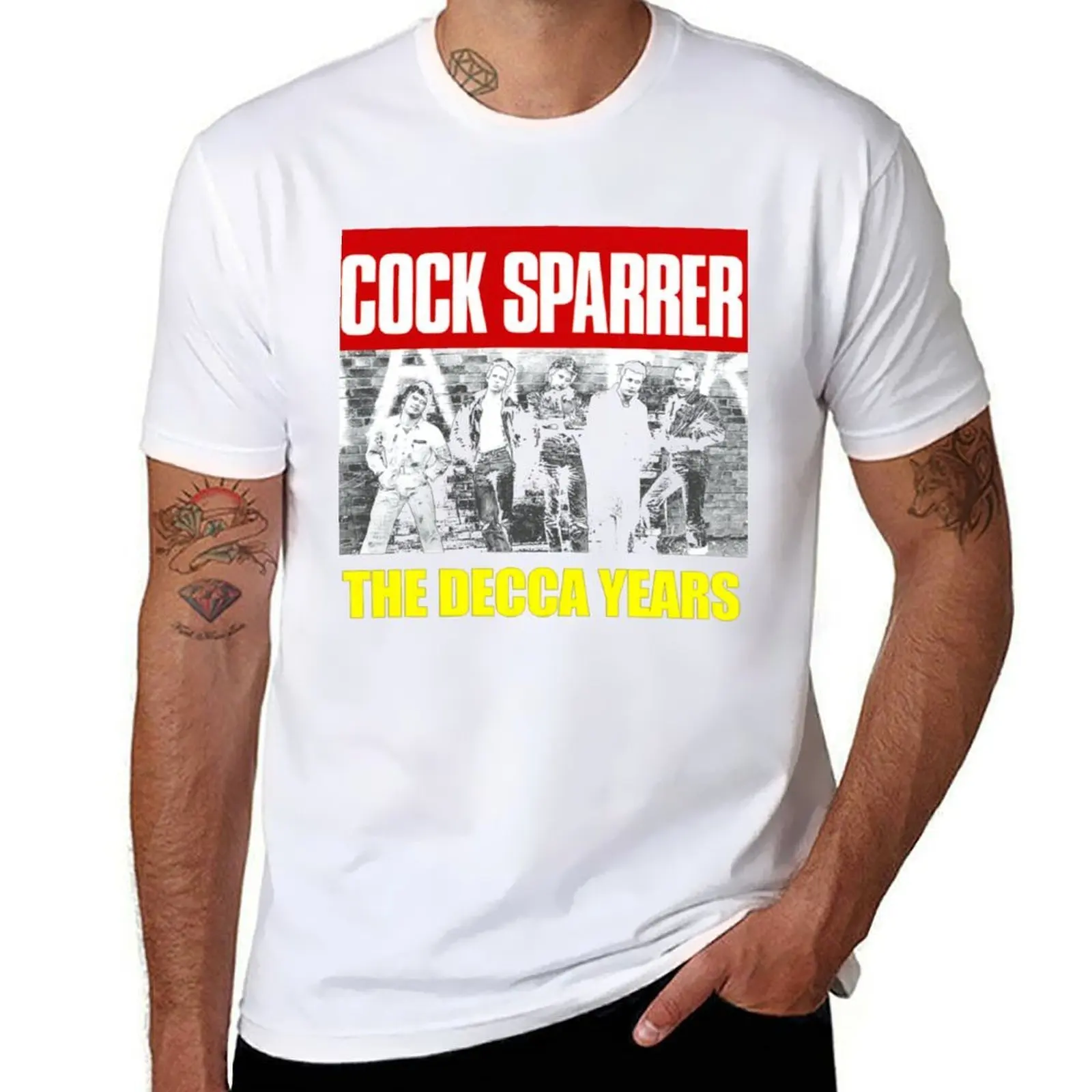 

cock sparrer the decca years T-Shirt man t shirts cotton man t shirts high quality luxury brand T-Shirt