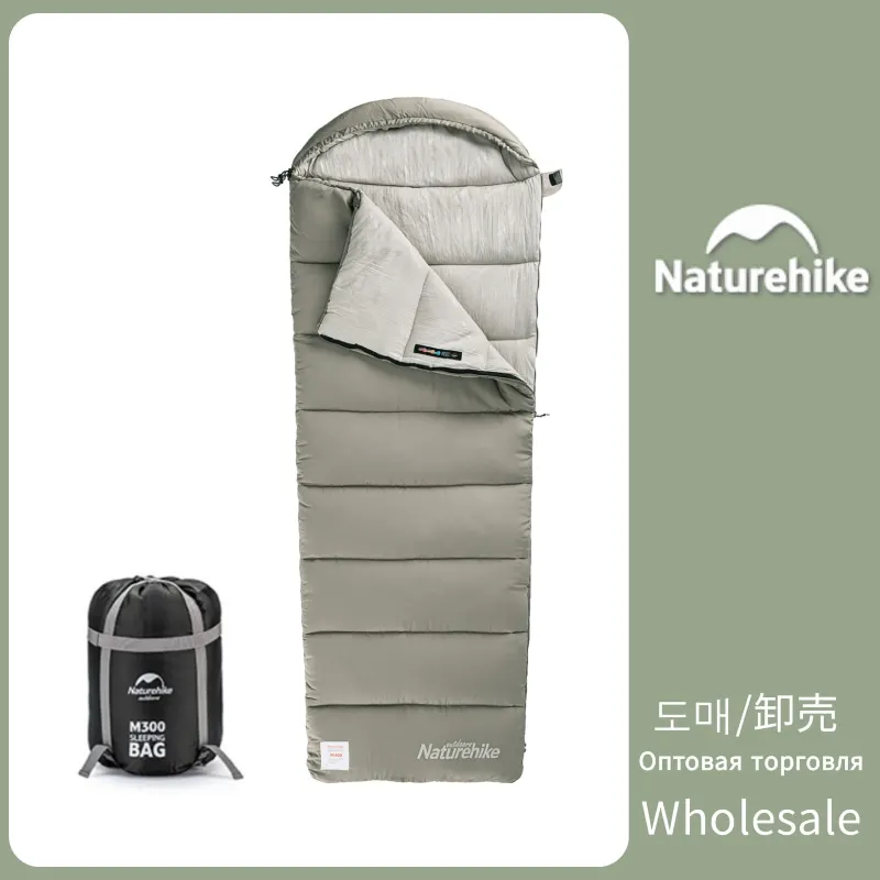 

Naturehike Winter Sleeping Bag M400/M300 Ultralight Envelope Sleeping Bag Cotton Spliced Sleeping Bag Washable Outdoor Camping