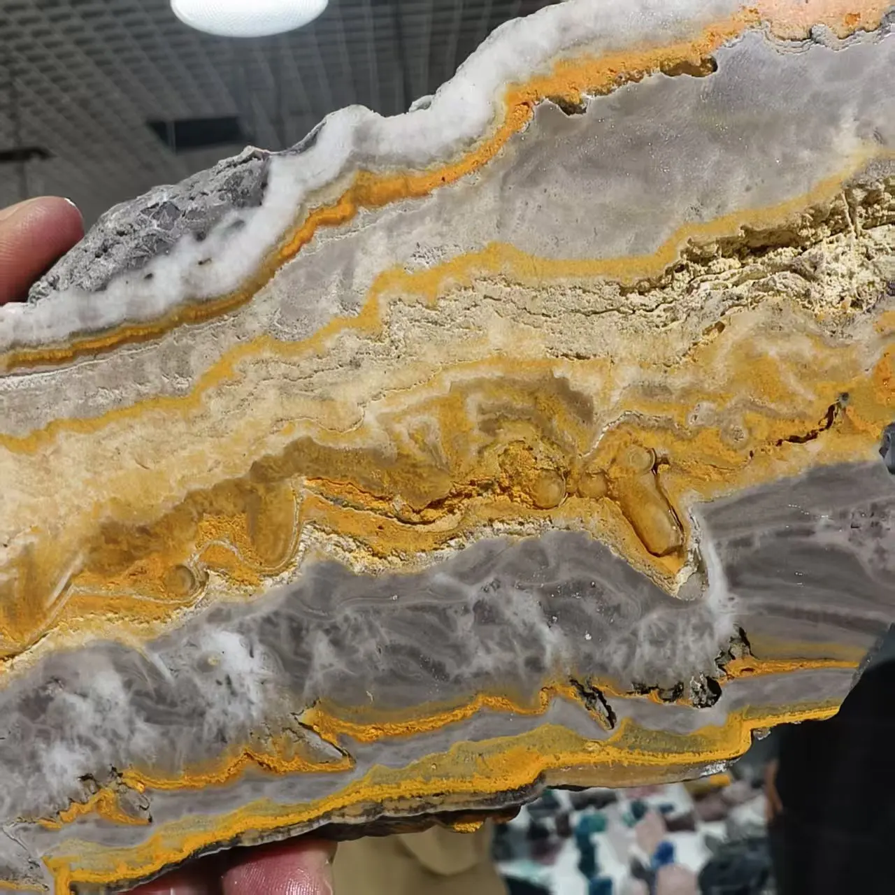 Natural Bumblebee Marine Jade Raw Stone,Slice, Quartz Crystal Yellow Rough Mineral Flake, Mineral, Spiritual Energy, Healing