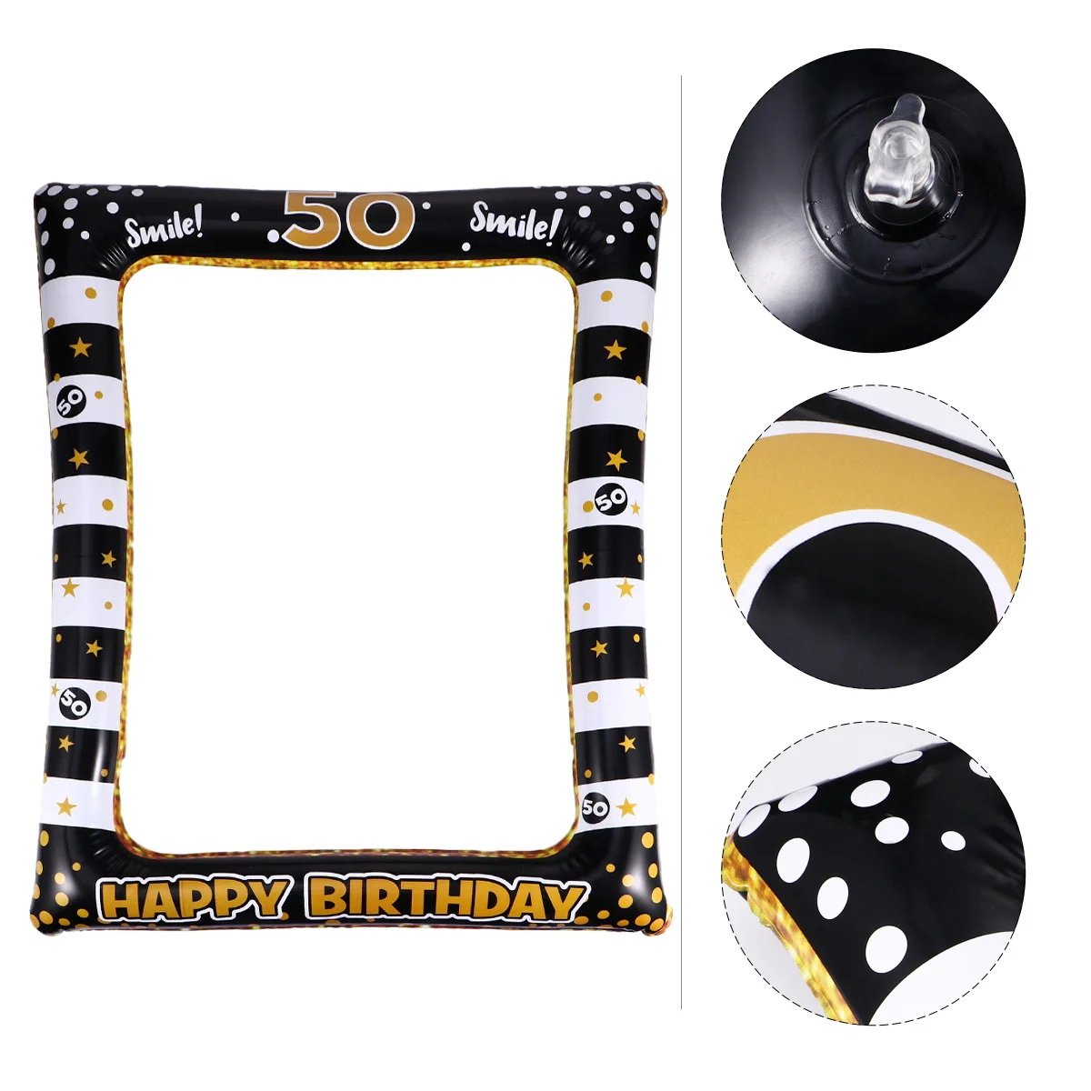 

Inflatable Photo Frame Birthday Party Supply Pvc Festival Photo Props For Kids Carnival Masquerade Party Handheld Photography