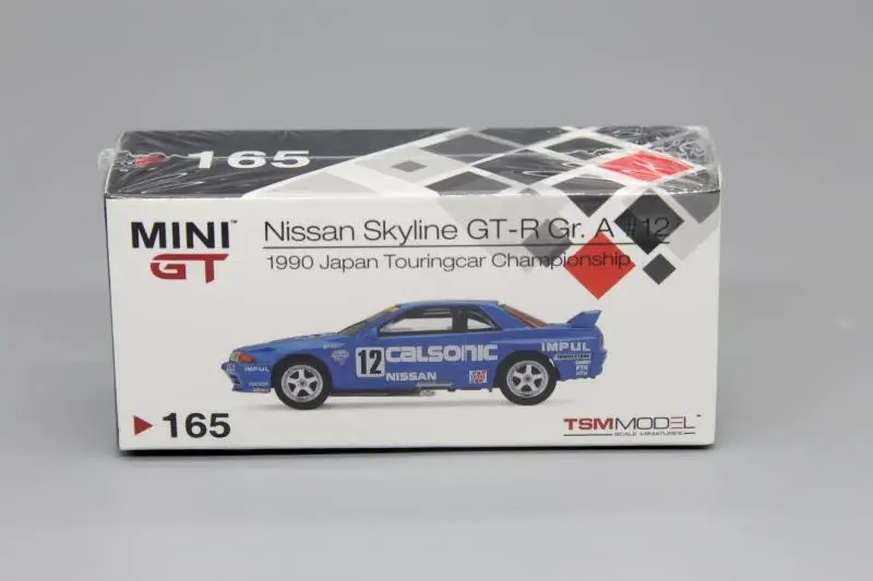 MINIGT 1:64 racing model 1990 R32 Japanese GT-R JTCC for  Calsonic