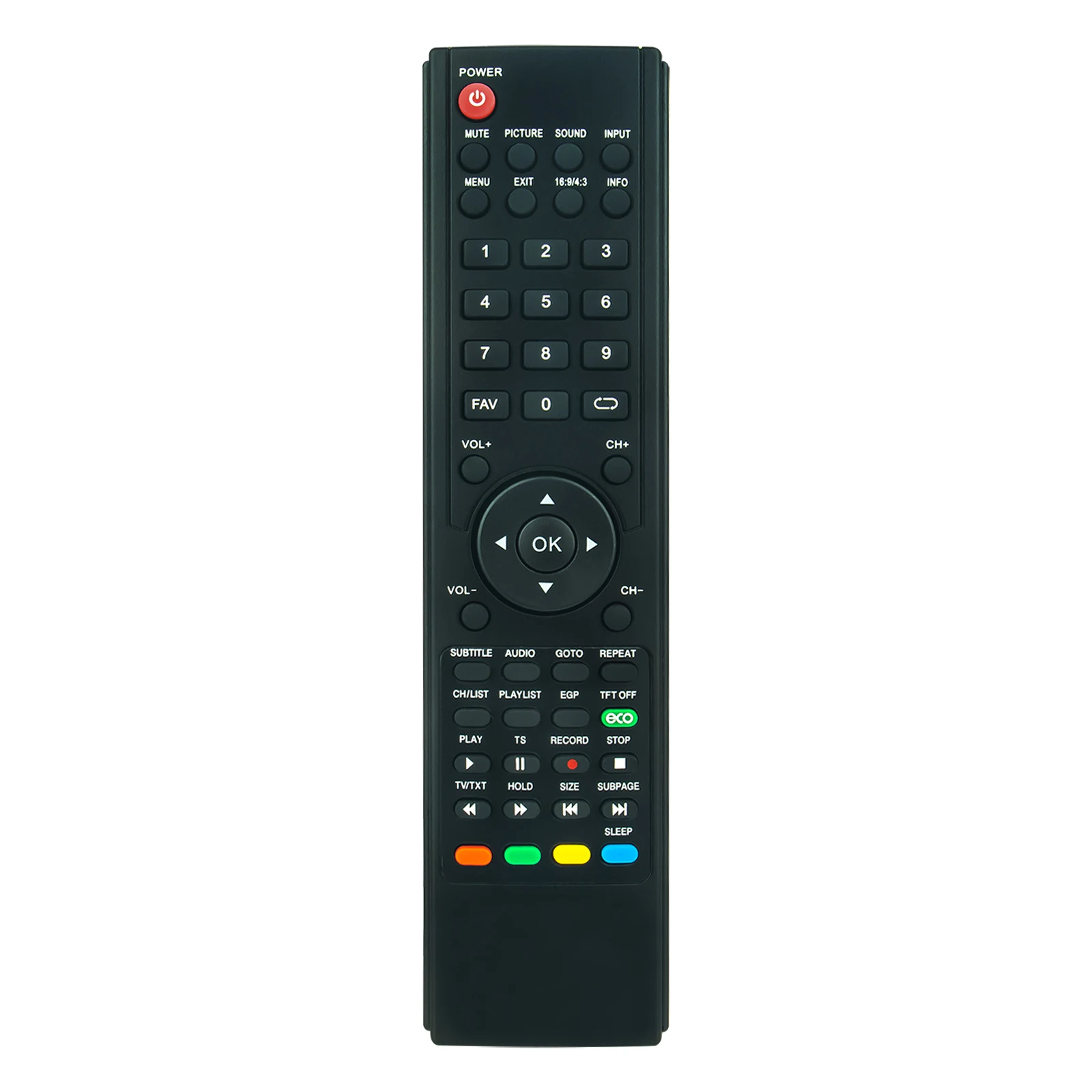 New Replaced Remote Control Fit For Nordmende TV FHD24A FHD32A FHD43A