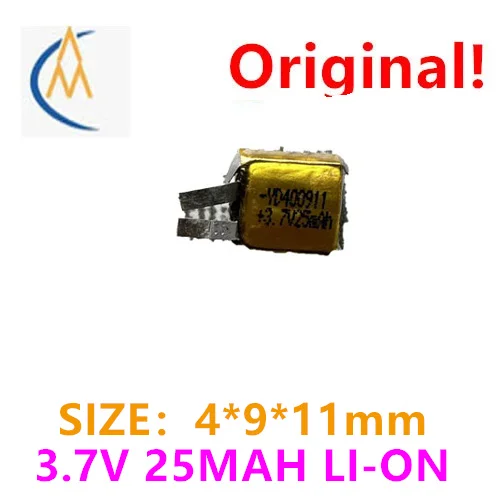 buy more will cheap25MAH polymer battery 400911 capacitor smart watch shaver sound pickup beauty eye recording battery cell 3.7V