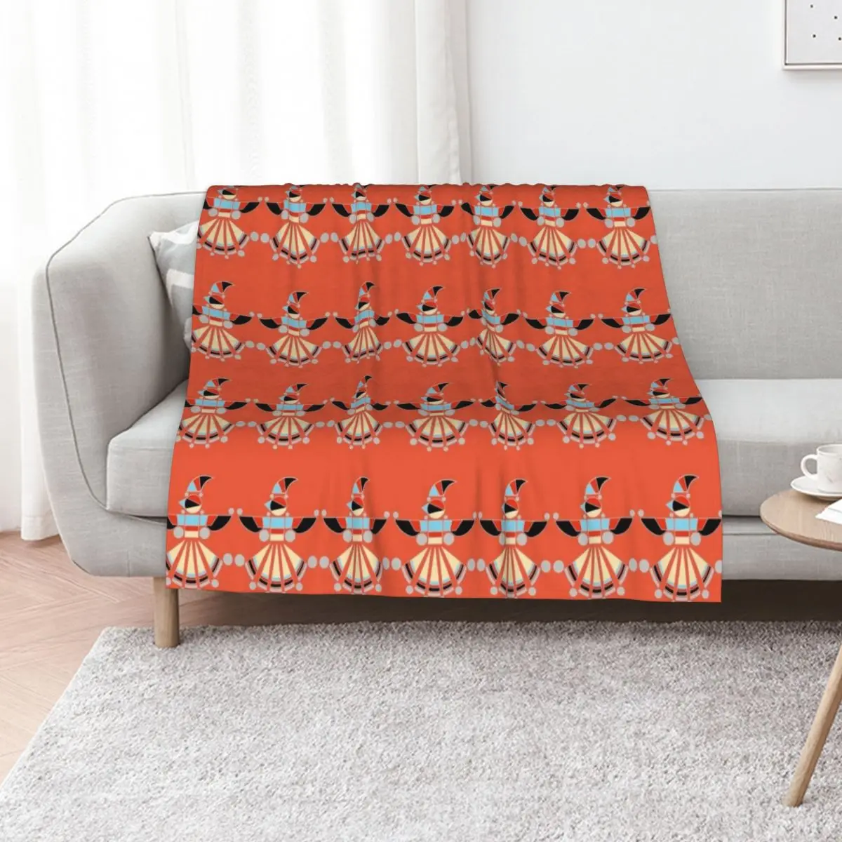 Zuni Thunderbird Throw Blanket Decorative Beds Beach Decorative Sofa Vintage Large Soft Beds Blankets