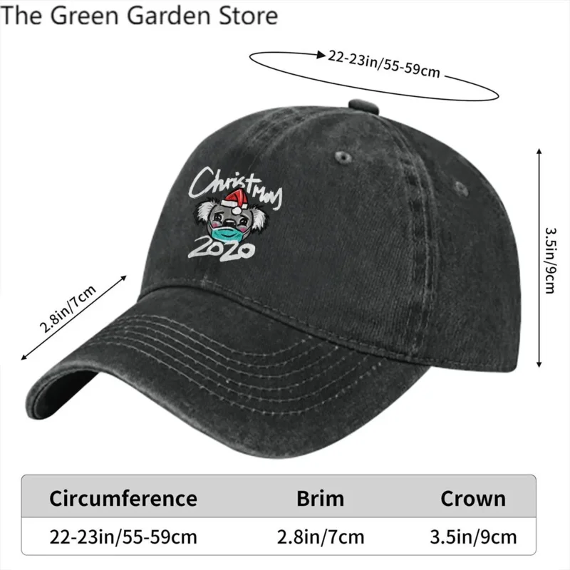 Christmas 2020 Baseball Caps Peaked Cap Australian Koala Sun Shade Hats Men Women