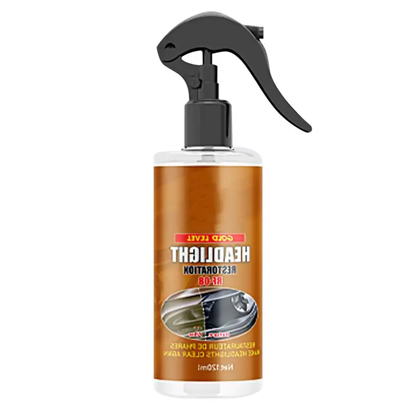 Headlight Restorer For Cars 120ml Effective Headlight Fluid Polish Cleaner Multifunctional Portable Headlight Restorer Car Light