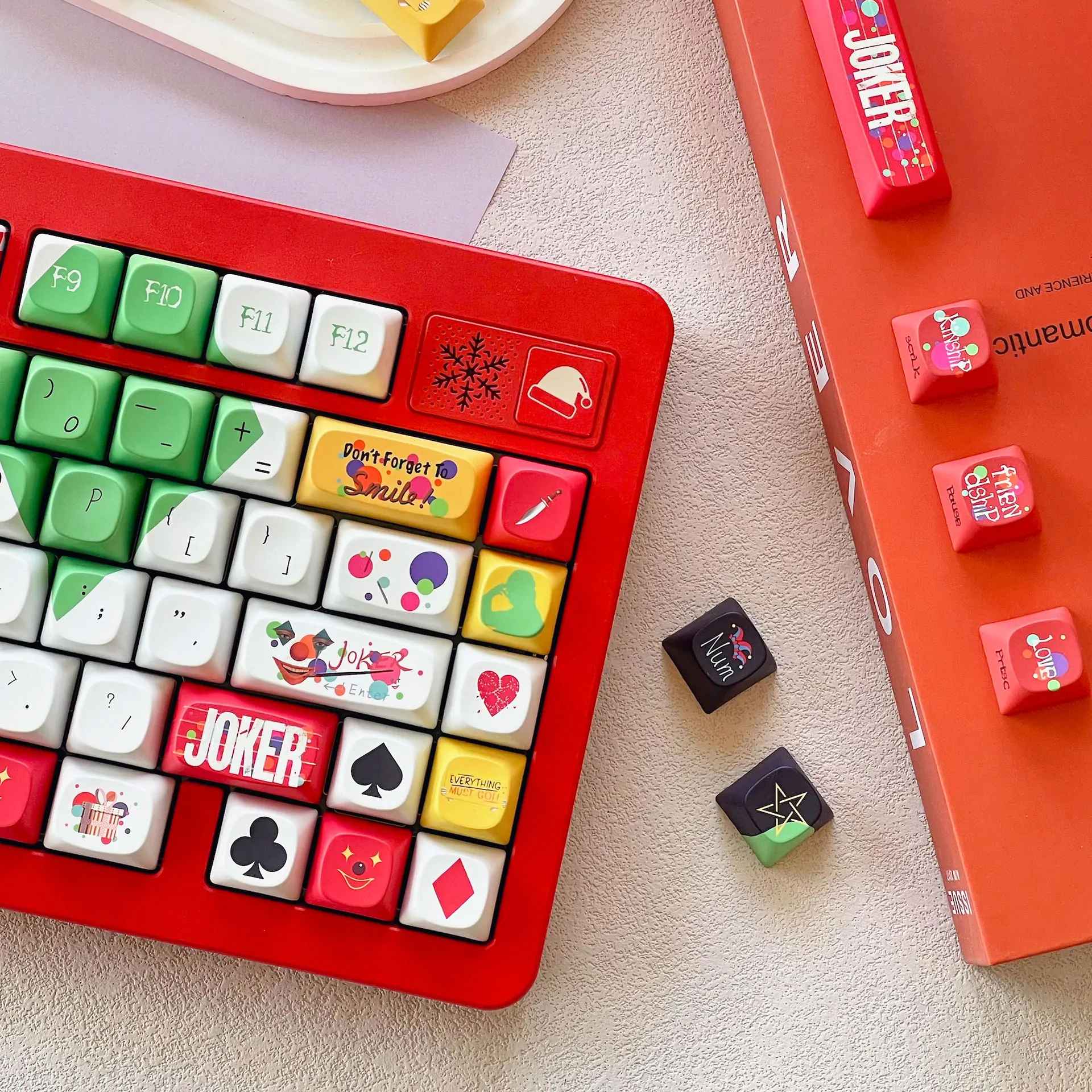 joker Personalized Keycaps · Mechanical Keyboard Keycaps Five-Sided Dye-Sublimation · PBT Material · Full-Size Universal Layout