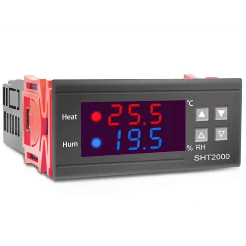 User Friendly SHT2000 Intelligent Temperature Humidity Controller Digital Display Thermostat for Precise Control