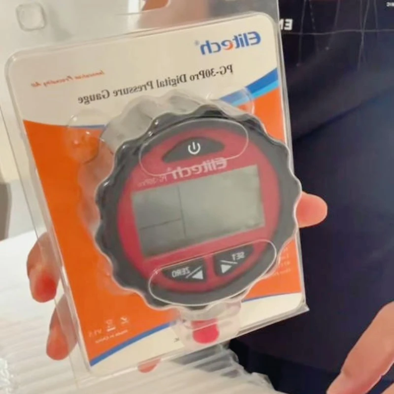 Elitech HVAC  Digital Pressure Gauges -14.5-500 PSI & -14.5-800 PSI (PG-30Pro Red+Blue)-
