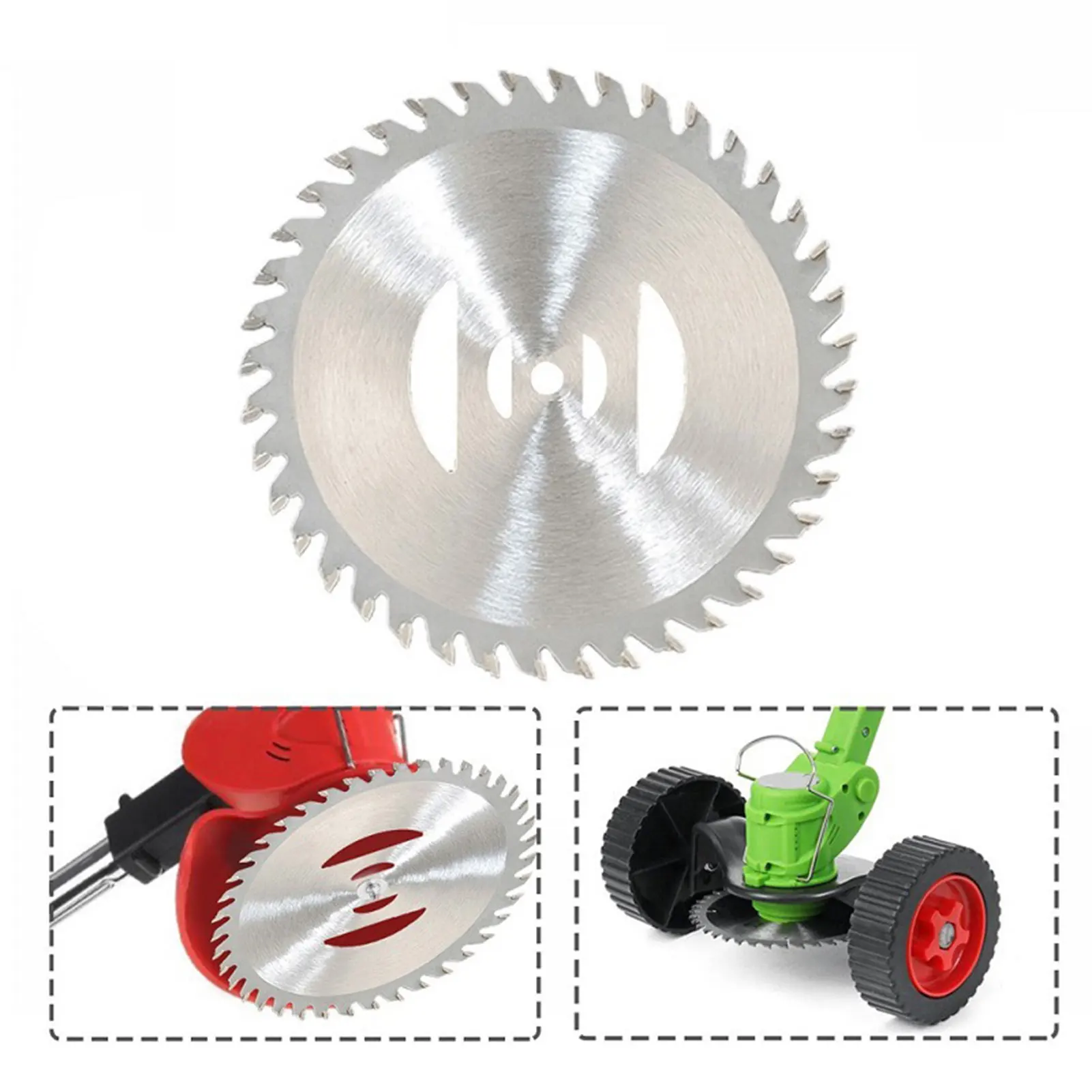 110/150mm Wheel Lawn Mower Saw Blade Weed Eater Cutting Disc Grass Trimmer Head Cutter Alloy Blade Garden Power Tool Accessories