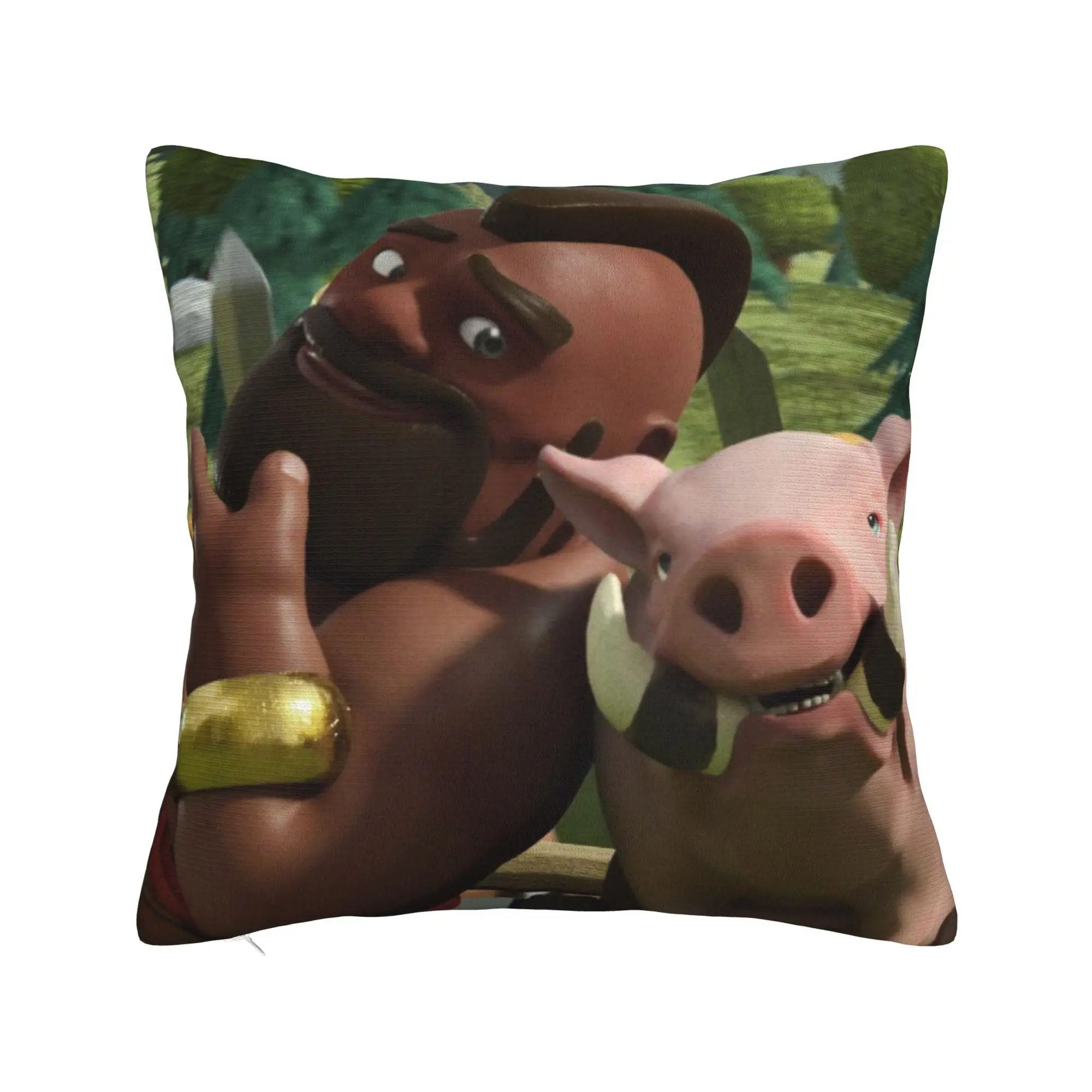 Decorative Pillowcases Hog Rider  Stuff Seat  Throw Pillow Case Cover Square Multi Size