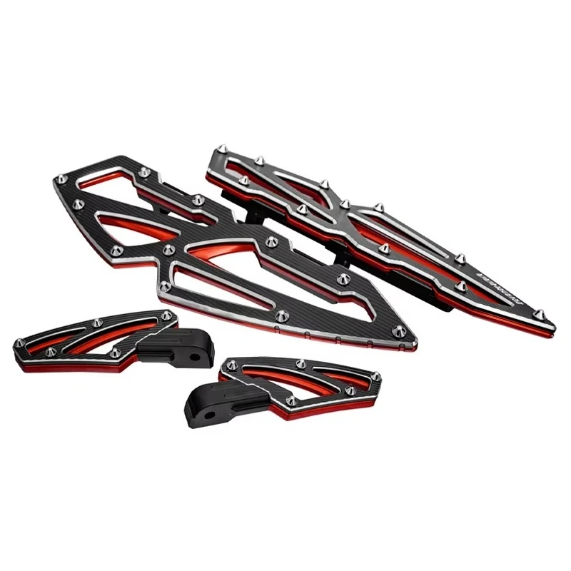 Motorcycle Accessories Rider/Passenger Foot Board Aluminum New Retrofit/Upgrade Fit Touring FL Softail Pedal Plate