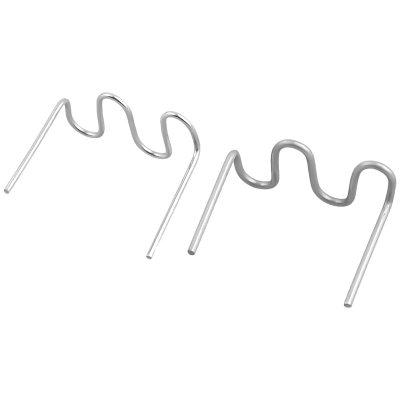 

1000pcs/set Wave Staples Staples S Wave Set Silver Stainless Steel Stapler 500 X 0.6mm+500 X 0.8mm Hot Staples