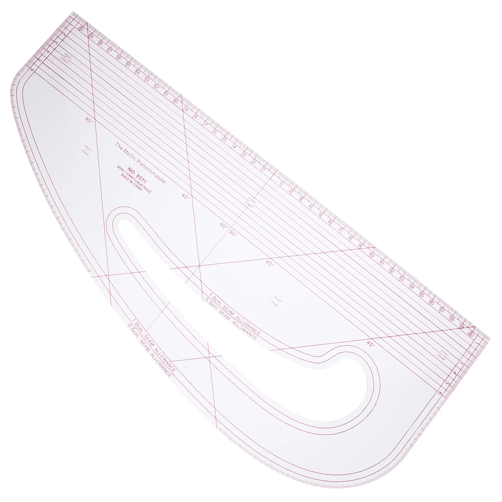 Sewing Ruler Curve Grading French for Pattern Making The Circle Beginners Fabric Clear Curler