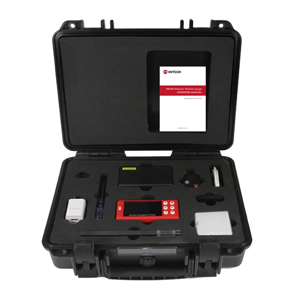 

Портативный цифровой измеритель шероховатости поверхности MITECH MR200 с USB, 28 измерительных параметров, для металла, 1 год гарантии, защита IP55