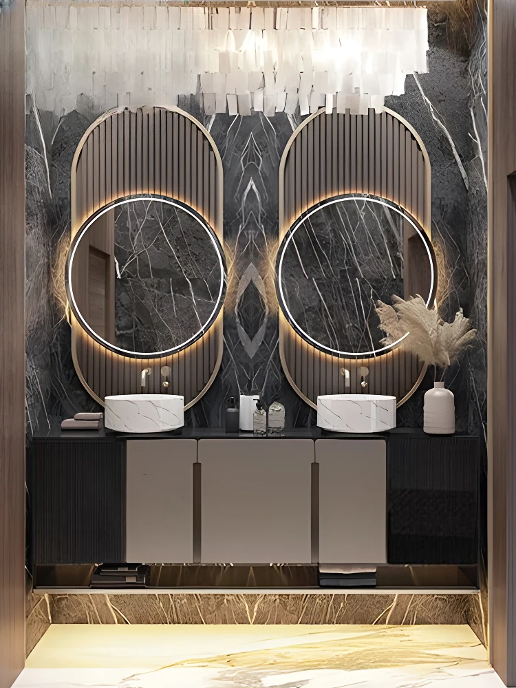 Luxury French style bathroom cabinet combination bathroom, washbasin, washbasin