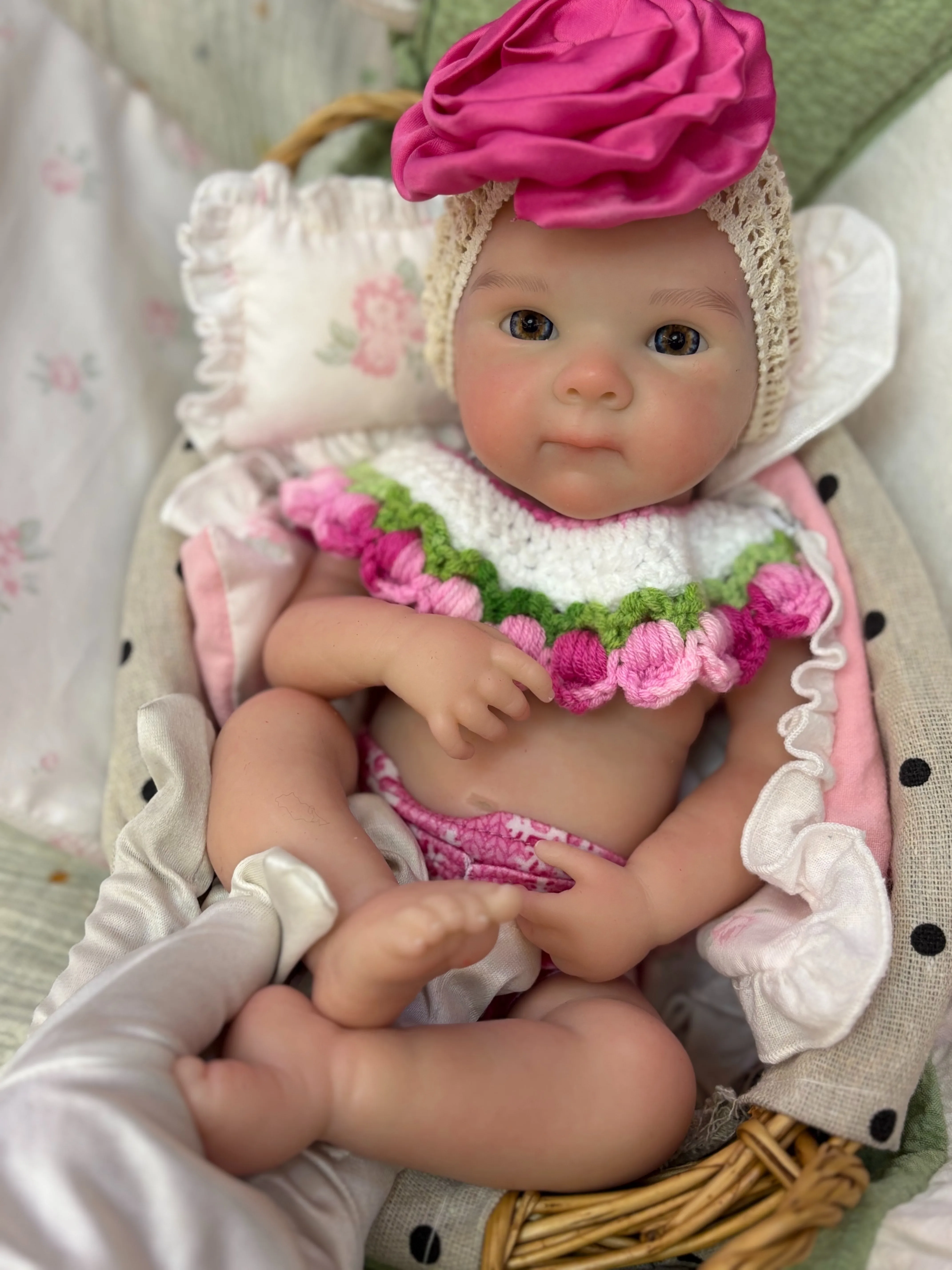 Aizwa1 13インチ ベティ シリコン製 女の子 手作り ソフトタッチ ベベ リボーンドール 子供向け 誕生日プレゼント