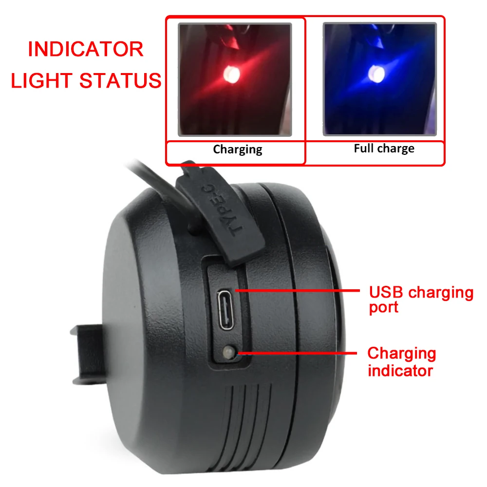 

New USB Charging Loud Sound BMX MTB Bike Safety Anti-theft Alarm For Scooter Bicycle Bell Electric Horn With Alarm Waterproof