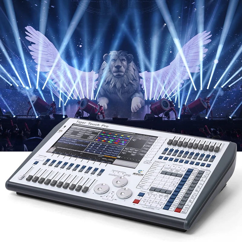 

Stage Light DMX Light Controller Stage Equipment Moving Head Lighting Console Controller Tiger Touch 2