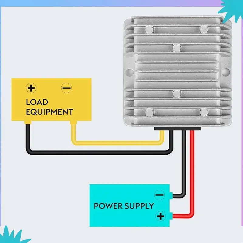 ABZW 1 قطعة 12 فولت إلى 57 فولت 4.5A تيار مستمر محول طاقة تصعيد ل Starlink ل Gen 3-محول مقاوم للماء مع أداة قذيفة الألومنيوم