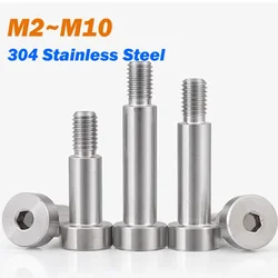 304 Stainless Steel Hex Socket Cap Head Shoulder Bolt M2 M2.5 M3 M4 M5 M6 M8 M10 ISO7379 Stripper Screws Stuff Screw