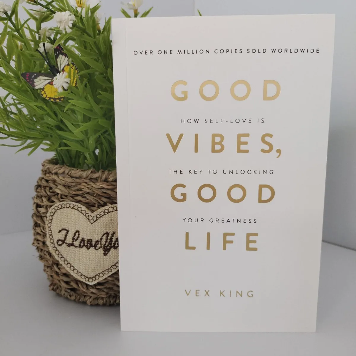 

Good Vibes Good Life By Vex King Self-Love Key To Unlocking Greatness Positive Living Self-Improvement Paperback Book Beneficial