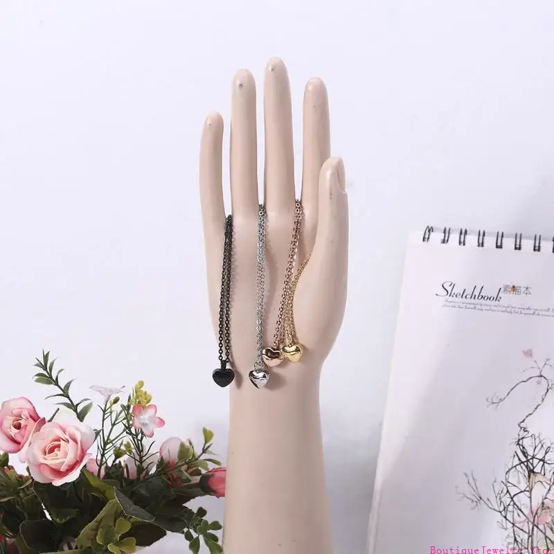 E1PE Heart-shaped Cream Jar Necklace Urn Cremation Ashes Memorial Jewelry