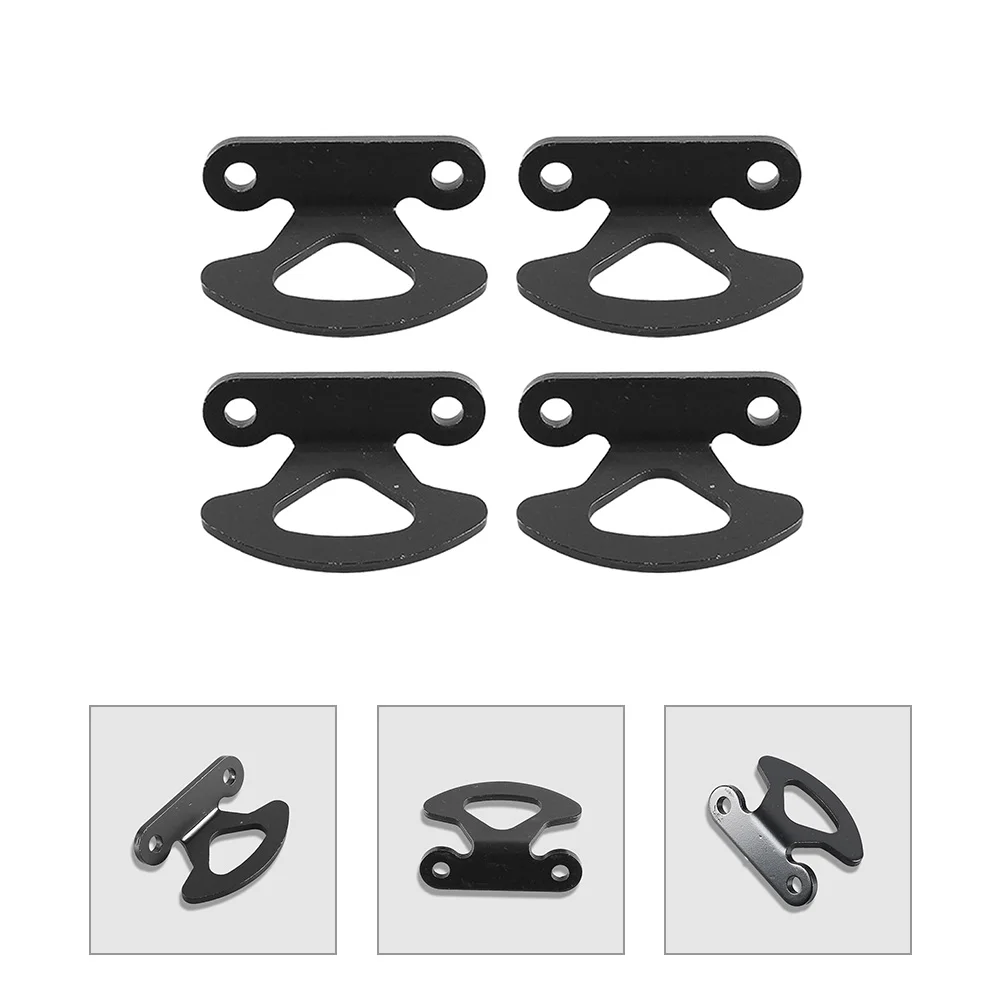 4 Pcs Car Anchor Hook Trailer Tie down for Bed Downs Heavy Duty Metal Accessories Iron Surface Mount Hooks Trailers Pickup