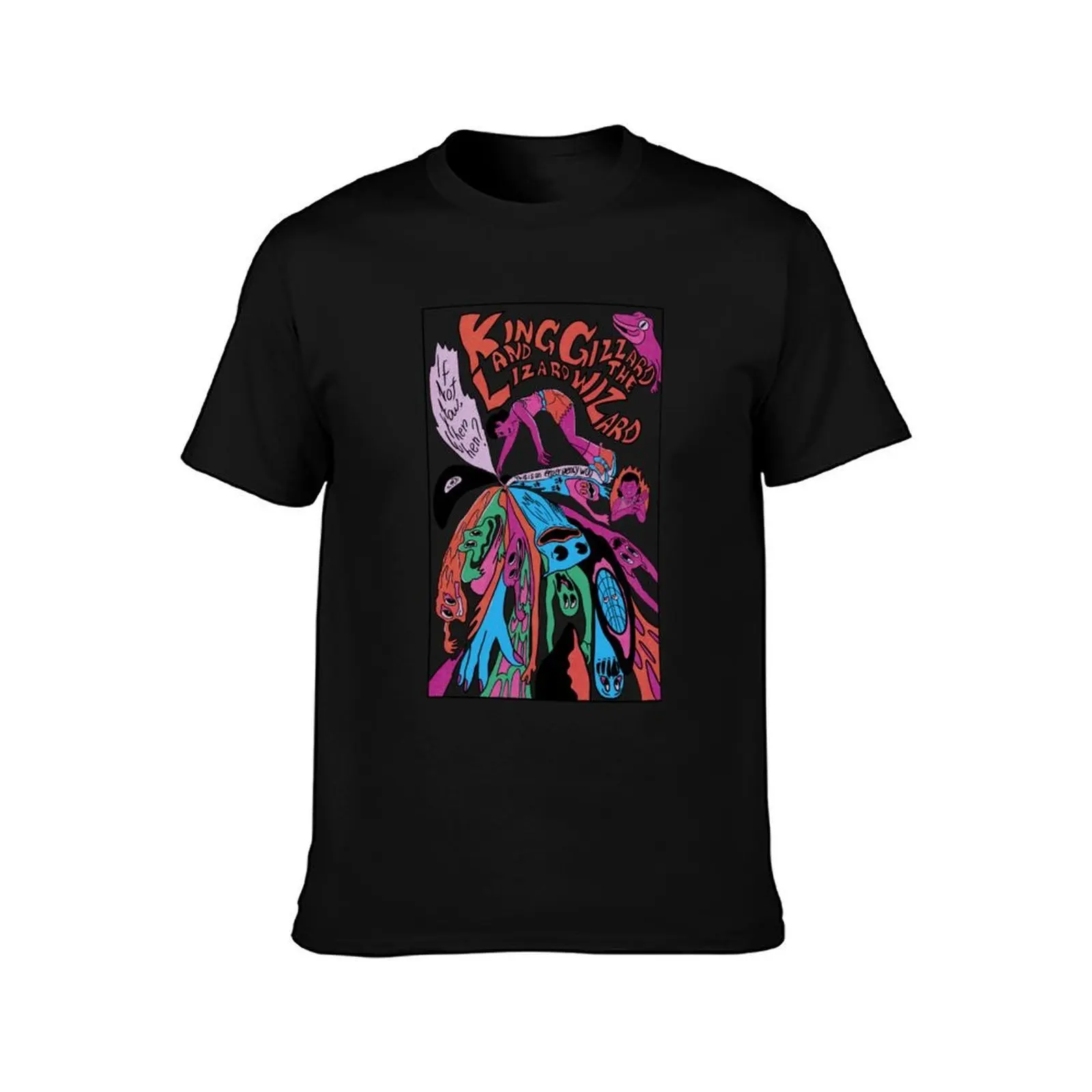 Omnium Gatherum King Gizzard and The Lizard Wizard T-Shirt, Summer Casual Cotton Tee, Oversized Streetwear Tops, 100% Cotton