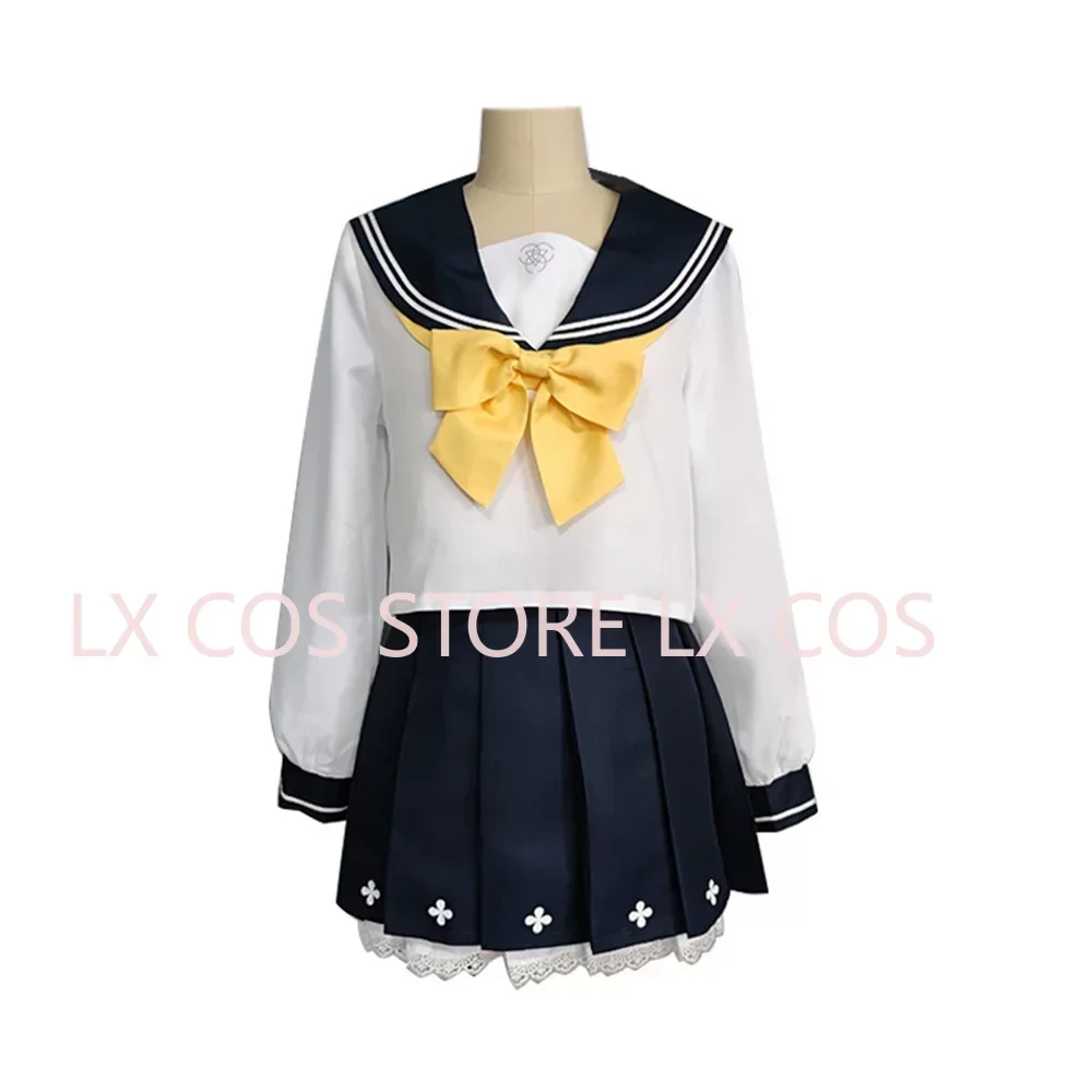 Game Blue Archive Ajitani Hifumi Cosplay Costume Uniform Wig Sets view 2