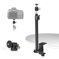 SH Desk Mount Stand With Ball Head ,Adjustable Table Frosted Tripod Stand Use For Ring Light,Video,Projector，Photo Studio Kit