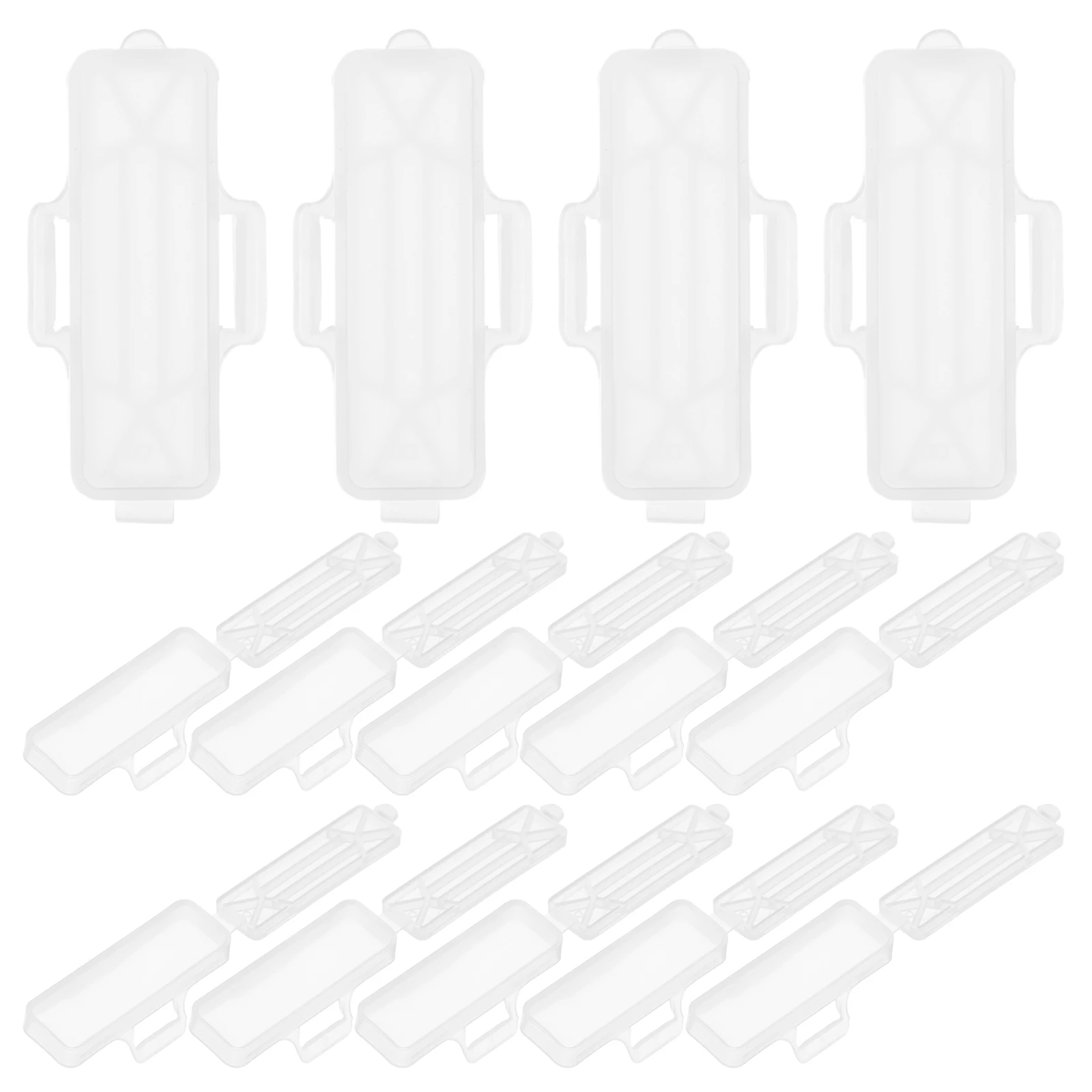 

Cable Labels Holder Cases Transparent Wire Protection Box Electrical Label Tags Plastic Zip Tie Marker Cord Management