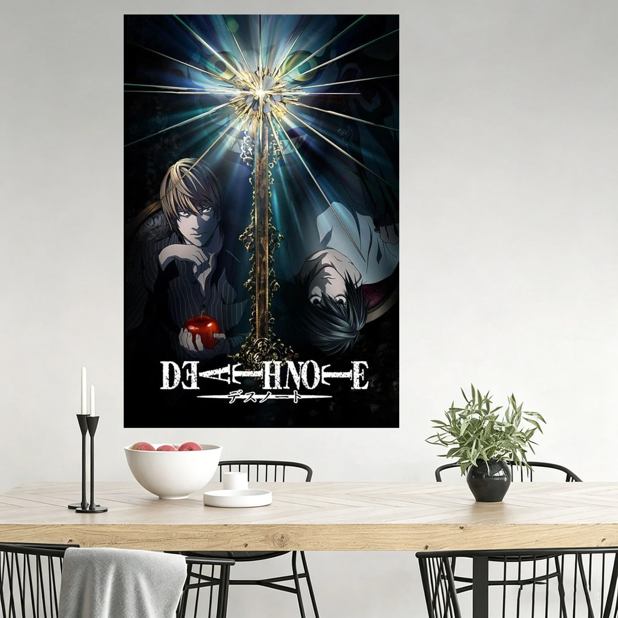 VIKAMA Animation Tapestry Night God Moon L Anime Large Wall Tapestry Cool Room Stuff Gift For Friends Suitable For Bedroom Dorm