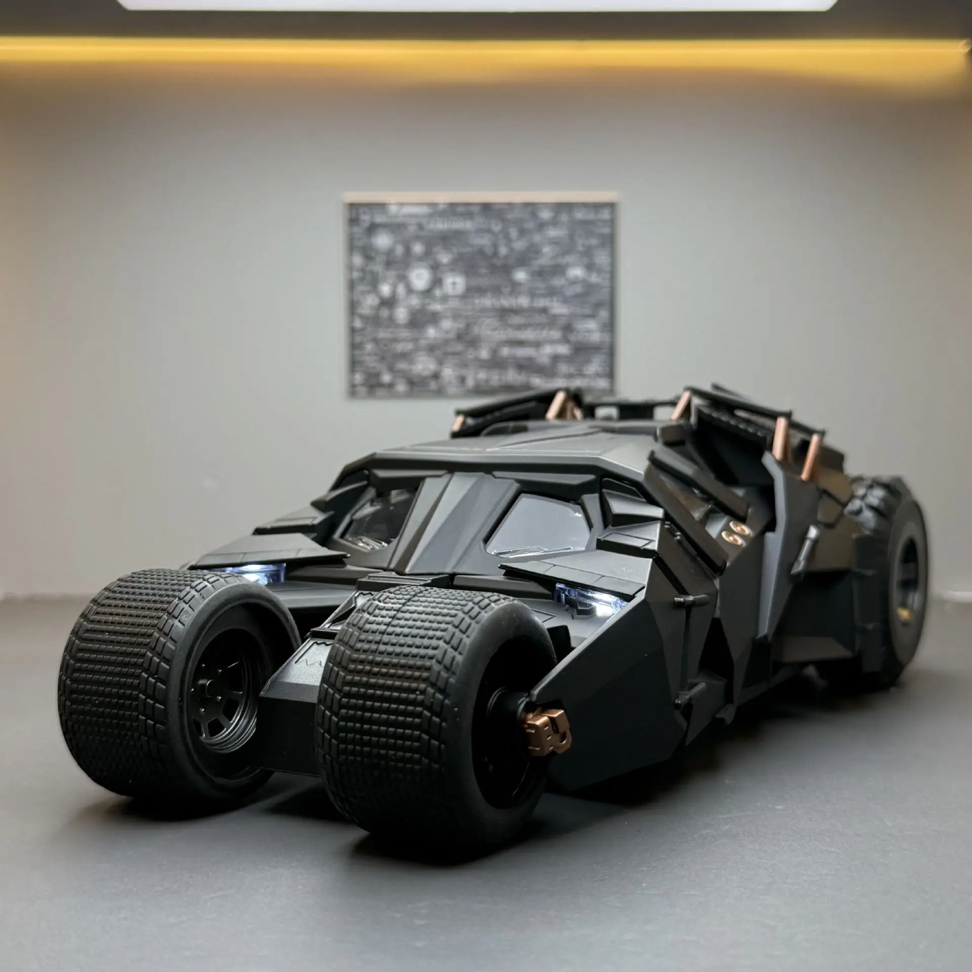 1:24 BAT Batmobile Tumbler Alloy Car Diecasts & Toy Vehicles Car Model Miniature Scale Model Car Toys For Children