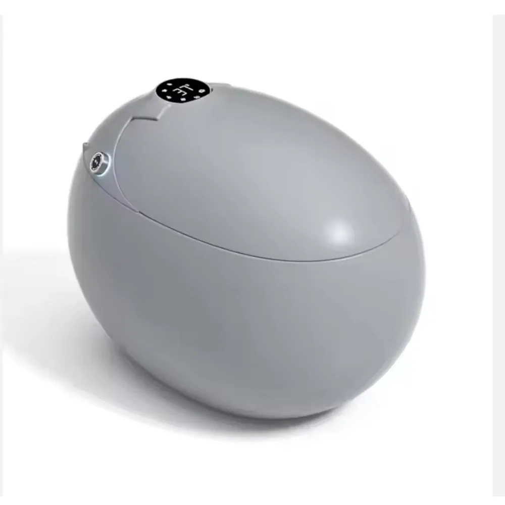 

fgyGray Smart Toilet Floor Electronic Bathroom Wc Toilet Self Clean Auto Open Flush Siphonic Automatic Toilet Bowl