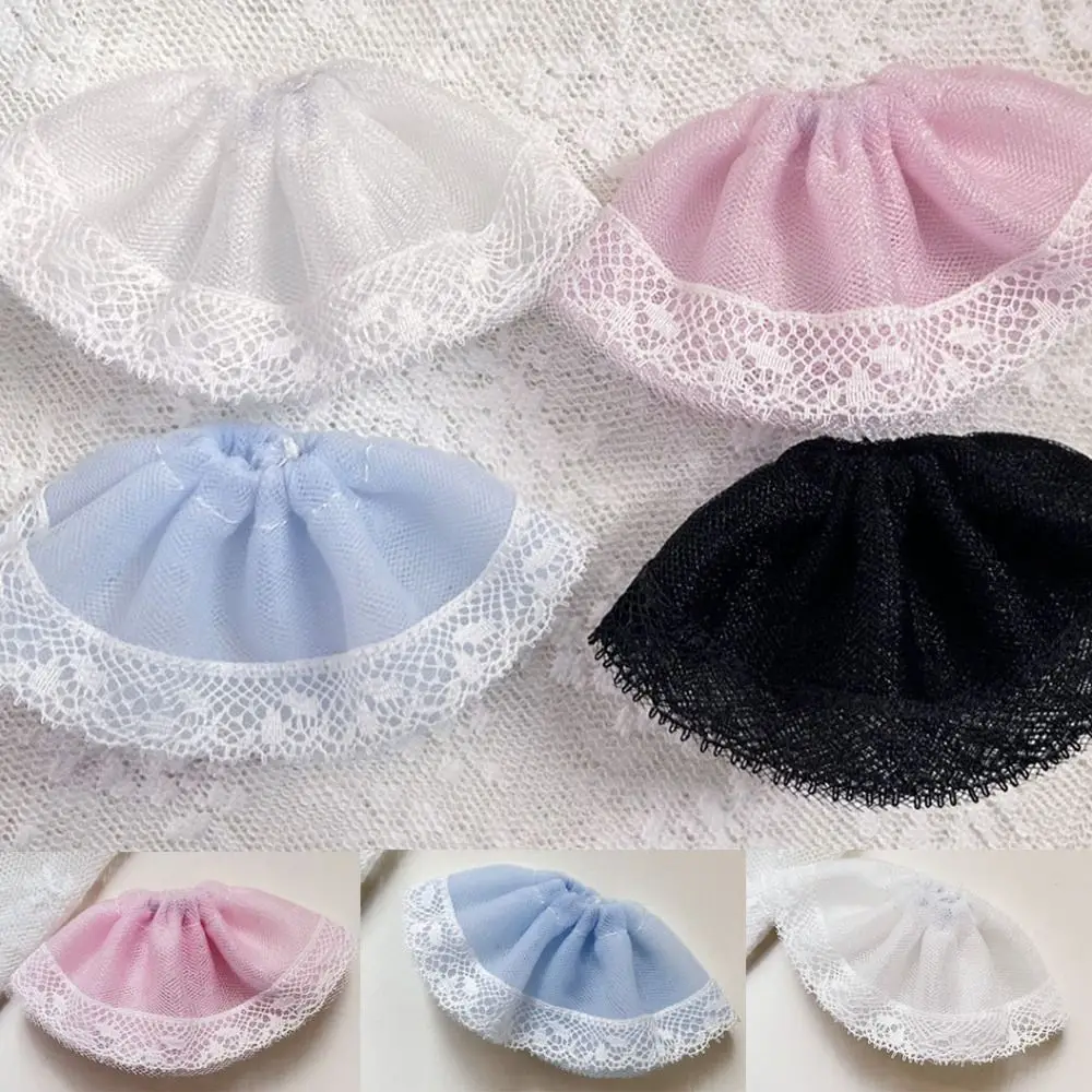 New 4 Colors Mesh Underskirt Mesh Thickened Double-sided Skirt Wedding Dress Support for ob11/ymy/p9 Dolls Accessories