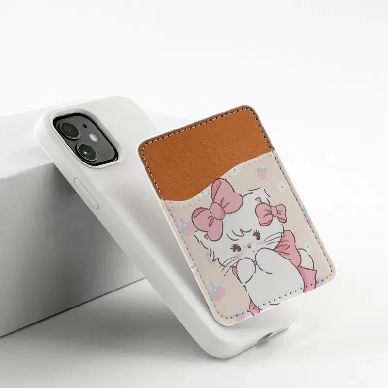 Phone Wallet Case MIKKO Mobile Phone Credit ID Card Holder Pocket Self-Adhesive Sticker Card Cover Card Bag Kawaii Gift 2026 view 2