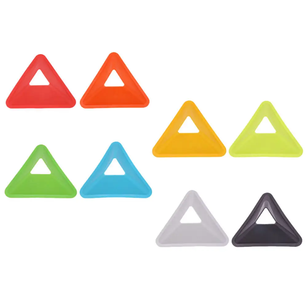 8Pcs Training Cones Soccer Free Harmful Pe Material Bright Color Outdoor Sports Cone Agility Football Training Obstacle Soccer