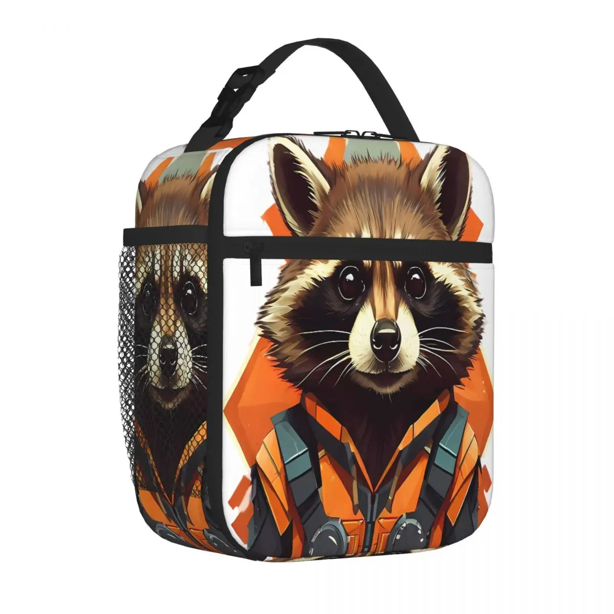 Bestselling Rocket Racoon V1 Unisex Reusable Lunch Bag Camping Meal Insulated Lunch Pouch