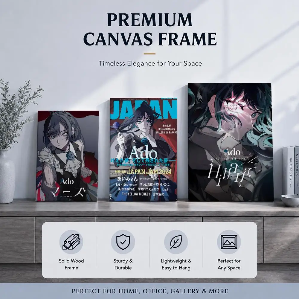 Pop Singer A-AdoS Framed Wall Painting Framed Poster Wall Decor – Complements Any Wall Ambiance