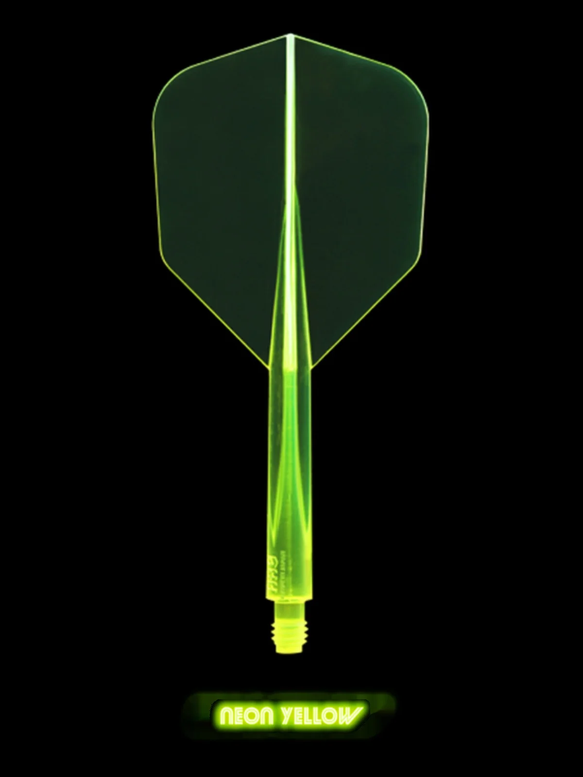 Small square fluorescent integrated dart tail, durable dart blade